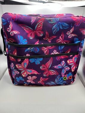 Purple Butterfly Nova Medical Hanging Bag